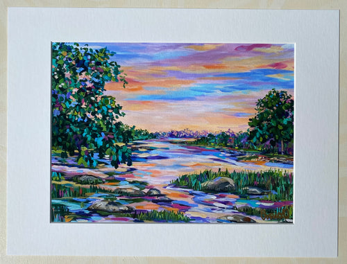 Purple River Print