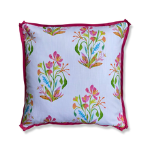 Load image into Gallery viewer, Primorosa White/Pink 22x22