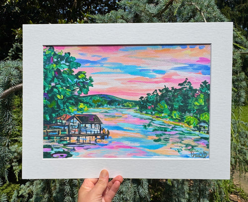 Lake and Dock 12x16