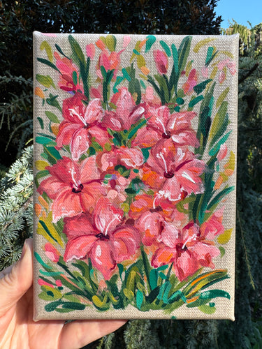 Pink Gladiolus 9August Birth Month Flowers)