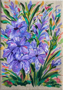 Purple Gladiolus (August Birth Month