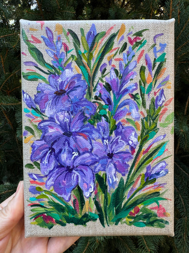 Purple Gladiolus (August Birth Month