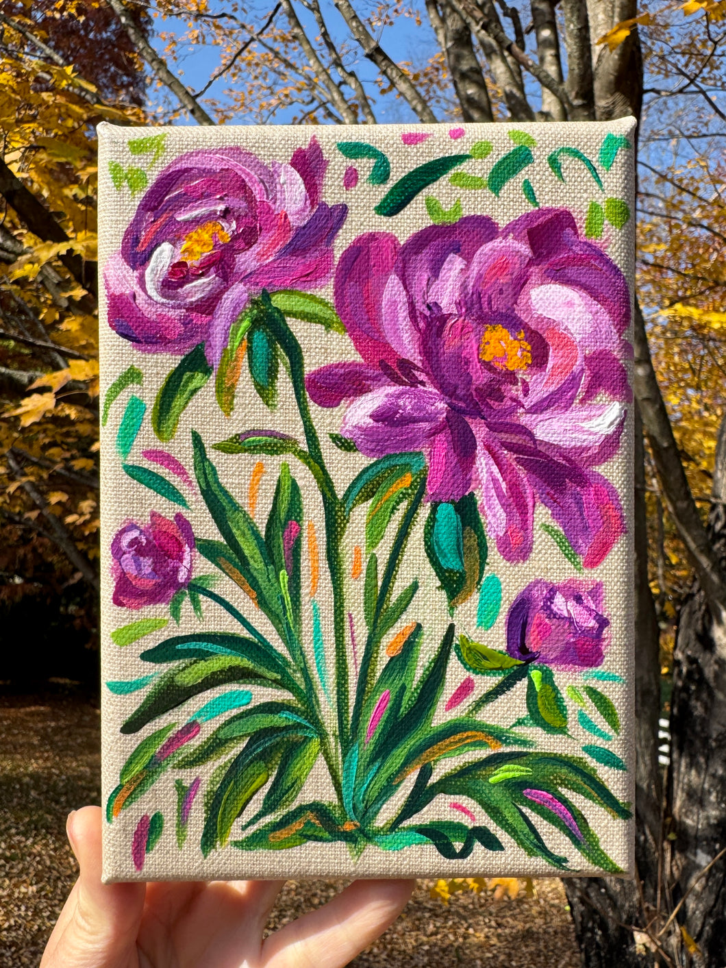 Purple Peony