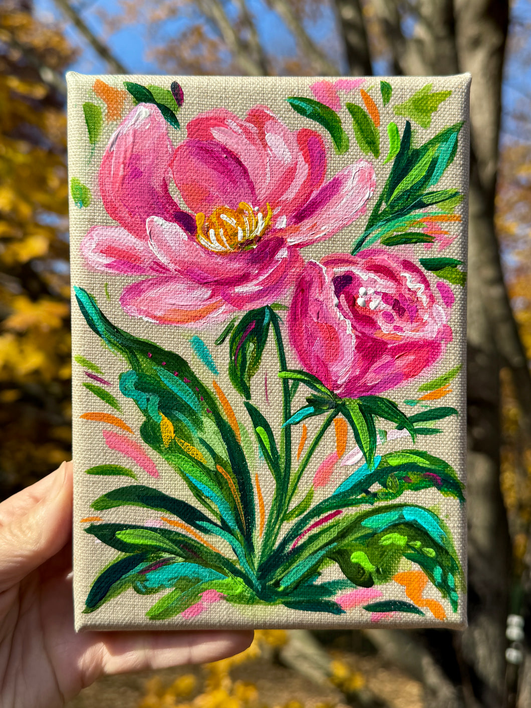 Peony Pair- November Birth Month Flower