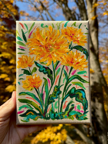 Yellow Chrysanthemum- November Birth Month Flower